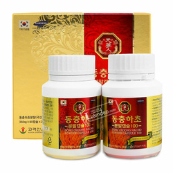 Hình Ảnh Viên Đông Trùng Hạ Thảo Bio Apgold Dong Choong Hacho Powder Capsule 100 - sieuthilamdep.com