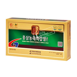 Hình Ảnh Viên Hồng Sâm Pocheon Korean Red Ginseng Extract Capsule Gold 180 Viên - sieuthilamdep.com