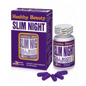 Hình Ảnh Viên Uống Giảm Cân Ban Đêm Slim Night Healthy Beauty - sieuthilamdep.com