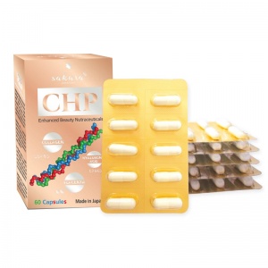 Hình Ảnh Viên Uống Trắng Da Sakura CHP Enhanced Beauty Nutraceuticals 60 Viên - sieuthilamdep.com