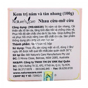 Hình Ảnh Kem Trị Nám Da Và Tàn Nhang Natures Care Leimei Lanolin Cream With Placenta, 3 hình ảnh - sieuthilamdep.com