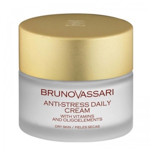 Hình Ảnh Kem Dưỡng Ẩm Làm Dịu Da Bruno Vassari Anti Stress Daily Cream Dry Skin - sieuthilamdep.com