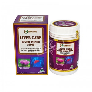 Hình Ảnh Viên Uống Bổ Gan Golden Health Liver Care Liver Tonic (35000mg x 100 viên) - sieuthilamdep.com