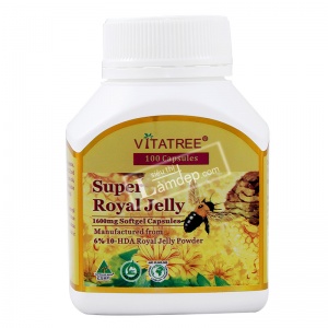 Hình Ảnh Sữa Ong Chúa Vitatree Super Royal Jelly (1600mg x 100 Viên) - sieuthilamdep.com