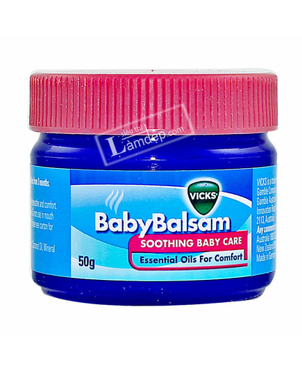 Hình Ảnh Dầu Vicks Baby Balsam - Giữ Ấm, Phòng Ngừa Ho, Cảm Lạnh Cho Bé, 2 hình ảnh - sieuthilamdep.com