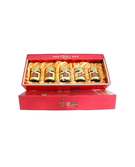 Hình Ảnh Cao Hồng Sâm Insam Korean Red Ginseng Extract Tea (120g x 5 lọ) - sieuthilamdep.com