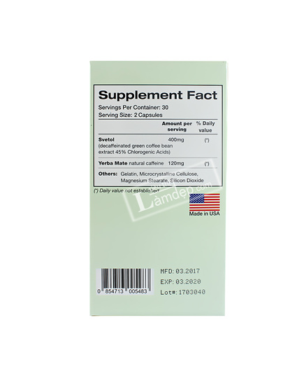 Hình Ảnh Thuốc Giảm Cân GREEN COFFEE BEAN Chiết Xuất Từ Hạt Cafe Xanh, 4 hình ảnh - sieuthilamdep.com