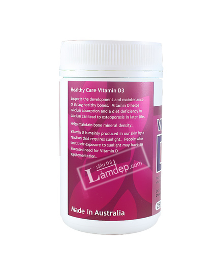 Hình Ảnh Viên Uống Chống Loãng Xương Healthy Care Vitamin D3 1000IU, 2 hình ảnh - sieuthilamdep.com Hình Ảnh Viên Uống Chống Loãng Xương Healthy Care Vitamin D3 1000IU, 2 hình ảnh - sieuthilamdep.com