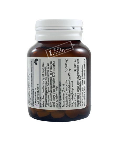 Hình Ảnh Hoạt Huyết Dưỡng Não, Chữa Mất Ngủ, Đau Đầu, Tiền Đình Blackmores Ginkgo Brahmi, 3 hình ảnh - sieuthilamdep.com