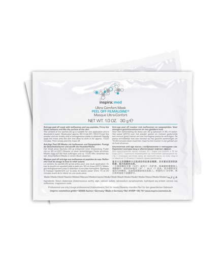 Hình Ảnh Mặt Nạ Chống Lão Hóa Cao Cấp Inspira Ultra Comfort Mask Peel Off Filmalgine - sieuthilamdep.com