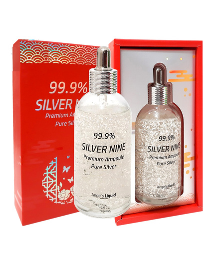 Hình Ảnh Serum Dưỡng Trắng Chống Lão Hóa Bạc 99.9% Angels Liquid Silver Nine Premium Ampoule Pure Silver - sieuthilamdep.com