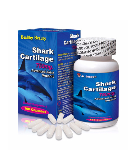 Hình Ảnh Viên Uống Bổ Khớp Sụn Vi Cá Mập Shark Cartilage 750mg Từ Healthy Beauty - sieuthilamdep.com