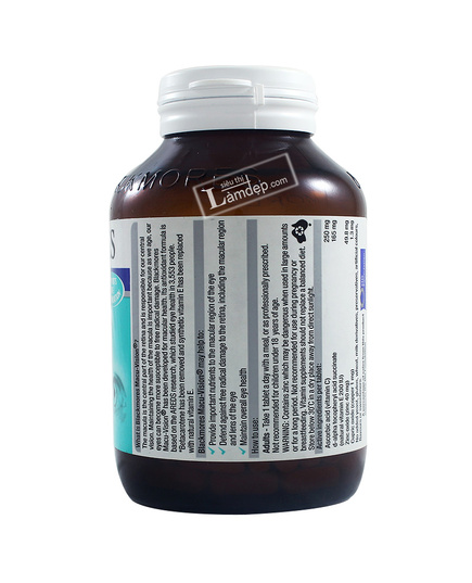 Hình Ảnh Viên Uống Bổ Mắt Blackmores Eye Health Macu Vision 125 Viên, 2 hình ảnh - sieuthilamdep.com Hình Ảnh Viên Uống Bổ Mắt Blackmores Eye Health Macu Vision 125 Viên, 2 hình ảnh - sieuthilamdep.com