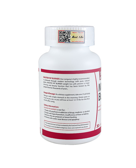 Hình Ảnh Thuốc Giảm Cân MASTER FAT BURNER Nhanh Từ Mỹ, 3 hình ảnh - sieuthilamdep.com