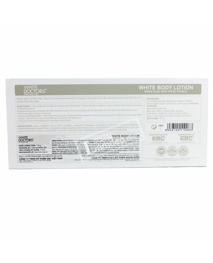 Hình Ảnh Kem Dưỡng Trắng Da Toàn Thân White Doctors White Body Lotion, 4 hình ảnh - sieuthilamdep.com