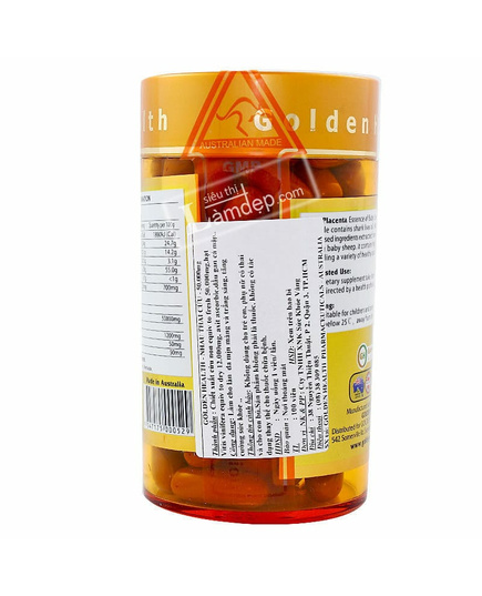 Hình Ảnh Golden Health Placenta 50000mg - Nhau Thai Cừu Úc (100 Viên), 4 hình ảnh - sieuthilamdep.com Hình Ảnh Golden Health Placenta 50000mg - Nhau Thai Cừu Úc (100 Viên), 4 hình ảnh - sieuthilamdep.com