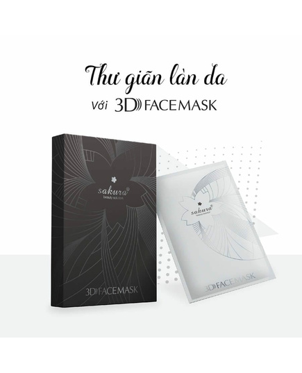 Hình Ảnh Mặt Nạ Nâng Cơ, Cấp Ẩm Và Làm Sáng Da Sakura 3D Face Mask, 2 hình ảnh - sieuthilamdep.com