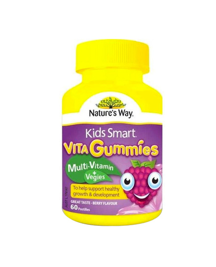 Hình Ảnh Viên Gum Bổ Sung Vitamin Và Rau Cho Trẻ Em Natures Way Kids Smart Vita Gummies - sieuthilamdep.com