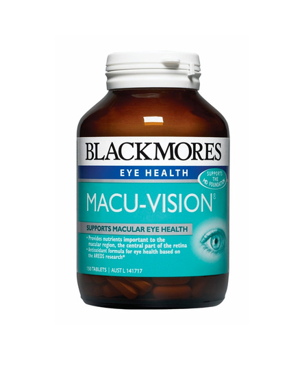 Hình Ảnh Viên Uống Bổ Mắt Blackmores Eye Health Macu Vision 125 Viên - sieuthilamdep.com