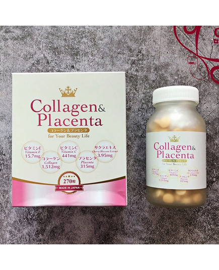 Hình Ảnh Collagen Placenta 5 in 1 - Viên Uống Trắng Da Cao Cấp Từ Nhật Bản, 3 hình ảnh - sieuthilamdep.com Hình Ảnh Collagen Placenta 5 in 1 - Viên Uống Trắng Da Cao Cấp Từ Nhật Bản, 3 hình ảnh - sieuthilamdep.com