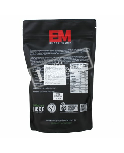 Hình Ảnh Hạt Chia Úc EM Super Foods Black Bag Chia (500g), 2 hình ảnh - sieuthilamdep.com