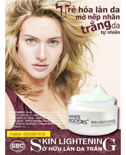 Hình Ảnh Kem Trắng Da Mặt Chống Lão Hóa White Doctors Skin Lightening, 7 hình ảnh - sieuthilamdep.com Hình Ảnh Kem Trắng Da Mặt Chống Lão Hóa White Doctors Skin Lightening, 7 hình ảnh - sieuthilamdep.com