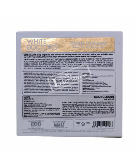 Hình Ảnh Kem Trị Sẹo Rỗ Làm Mịn Da White Doctors - Scar Clearr, 4 hình ảnh - sieuthilamdep.com Hình Ảnh Kem Trị Sẹo Rỗ Làm Mịn Da White Doctors - Scar Clearr, 4 hình ảnh - sieuthilamdep.com