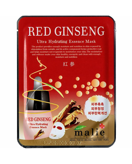 Hình Ảnh Mặt Nạ Chống Lão Hóa Chiết Xuất Hồng Sâm Malie Red Ginseng Ultra Hydrating Essence Mask - sieuthilamdep.com