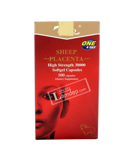 Hình Ảnh Nhau Thai Cừu Naro Sheep Placenta 38000mg 100 Viên, 3 hình ảnh - sieuthilamdep.com Hình Ảnh Nhau Thai Cừu Naro Sheep Placenta 38000mg 100 Viên, 3 hình ảnh - sieuthilamdep.com