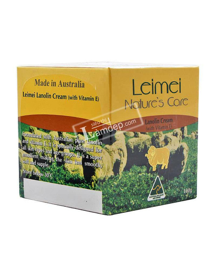 Hình Ảnh Kem Dưỡng Trắng Da Tinh Chất Mỡ Cừu Và Vitamin E Natures Care Leimei Lanolin Cream With Vitamin E 100g, 3 hình ảnh - sieuthilamdep.com Hình Ảnh Kem Dưỡng Trắng Da Tinh Chất Mỡ Cừu Và Vitamin E Natures Care Leimei Lanolin Cream With Vitamin E 100g, 3 hình ảnh - sieuthilamdep.com
