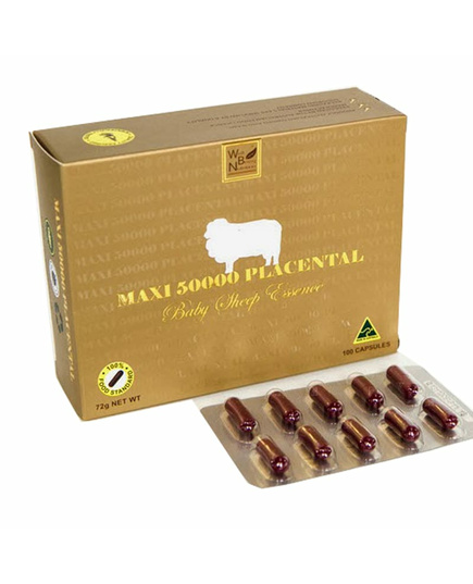 Hình Ảnh Maxi Sheep Placenta - Nhau Thai Cừu Úc (50000mg x 100 Viên), 2 hình ảnh - sieuthilamdep.com
