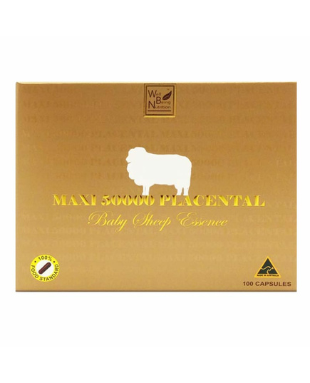 Hình Ảnh Maxi Sheep Placenta - Nhau Thai Cừu Úc (50000mg x 100 Viên), 3 hình ảnh - sieuthilamdep.com