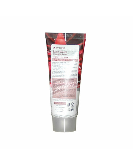 Hình Ảnh Sữa Rửa Mặt Chiết Xuất Hoa Hồng 3W Clinic Rose Water Cleansing Foam 100ml, 4 hình ảnh - sieuthilamdep.com