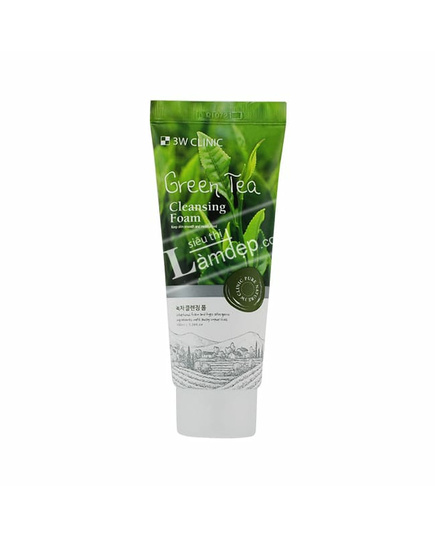 Hình Ảnh Sữa Rửa Mặt Chiết Xuất Từ Trà Xanh 3W Clinic Green Tea Foam Cleansing 100ml, 2 hình ảnh - sieuthilamdep.com