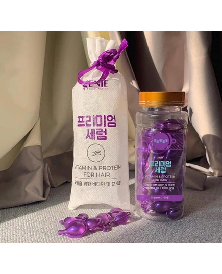 Hình Ảnh Tinh Dầu Dưỡng Tóc Genie Vitamin Protein For Hair Hàn Quốc, 2 hình ảnh - sieuthilamdep.com