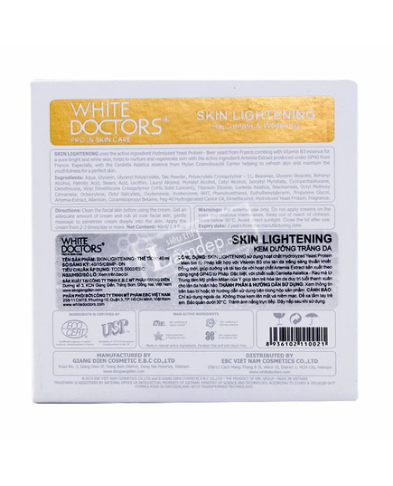 Hình Ảnh Kem Trắng Da Mặt Chống Lão Hóa White Doctors Skin Lightening, 3 hình ảnh - sieuthilamdep.com Hình Ảnh Kem Trắng Da Mặt Chống Lão Hóa White Doctors Skin Lightening, 3 hình ảnh - sieuthilamdep.com