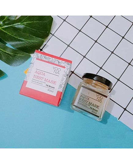 Hình Ảnh Mặt Nạ Yến Tươi Yoona Aqua Nest Mask Hàn Quốc, 2 hình ảnh - sieuthilamdep.com