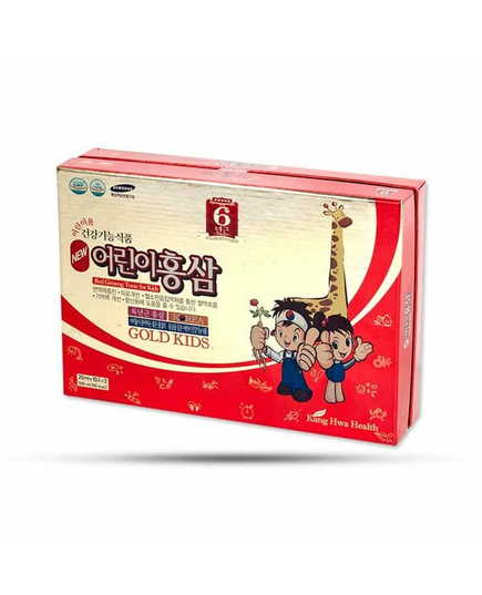 Hình Ảnh Nước Hồng Sâm Baby Hươu Cao Cổ Kanghwa Red Ginseng Tonic For Kids (20ml x 30 gói) - sieuthilamdep.com