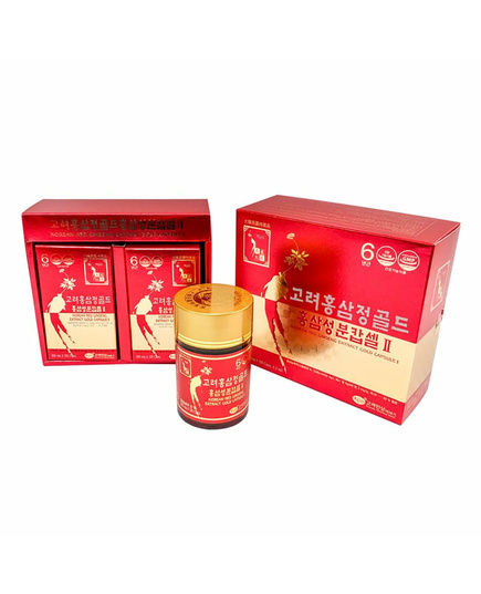 Hình Ảnh Viên Hồng Sâm KGS Korean Red Ginseng Extract Gold Capsule II (120 viên x 2 lọ) - sieuthilamdep.com