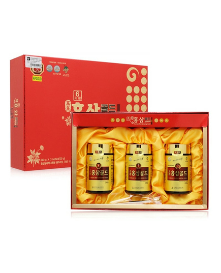 Hình Ảnh Cao Hồng Sâm Bio Apgold Korean Red Ginseng Gold (3 lọ x 240g) - sieuthilamdep.com