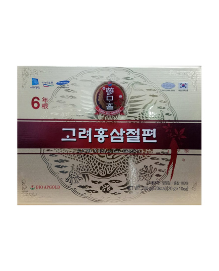 Hình Ảnh Hồng Sâm Thái Lát Tẩm Mật Ong Bio Apgold Sliced Korean Red Ginseng (10 gói x 20g) - sieuthilamdep.com