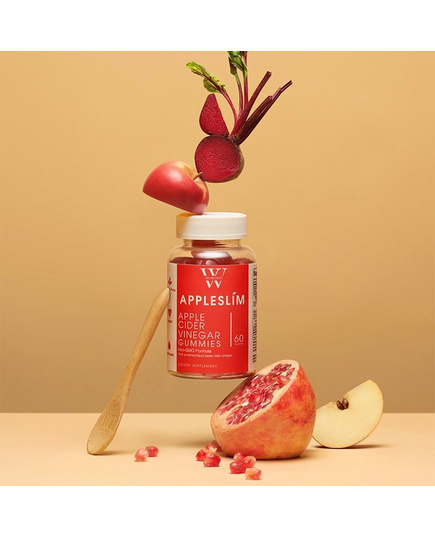 Hình Ảnh Kẹo Dẻo Giảm Cân Giấm Táo Appleslim Apple Cider Vinegar Gummies, 2 hình ảnh - sieuthilamdep.com