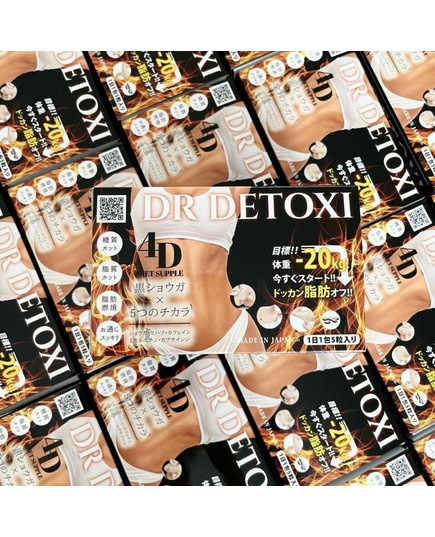 Hình Ảnh Viên Uống Giảm Cân Thải Độc Dr Detoxi 4D Nhật Bản - sieuthilamdep.com