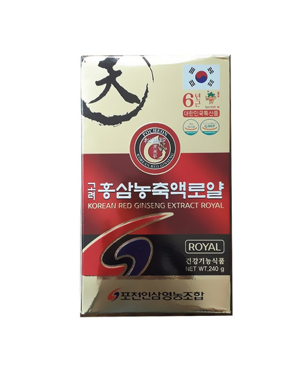 Hình Ảnh Cao Hồng Sâm Pocheon Korean Red Ginseng Extract Royal 240g - sieuthilamdep.com