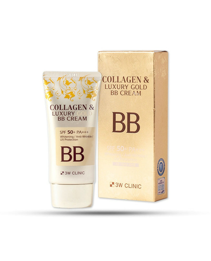 Hình Ảnh Kem Nền Che Khuyết Điểm 3W Clinic Collagen & Luxury Gold BB Cream SPF50+ PA+++ - sieuthilamdep.com