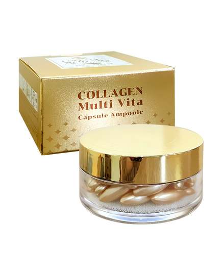 Hình Ảnh Viên Tinh Chất Collagen Tươi JM Collagen Multi Vita Capsule Ampoule 38 Viên - sieuthilamdep.com