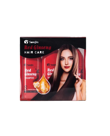 Hình Ảnh Bộ Dầu Gội Xả Tinh Chất Hồng Sâm Hàn Quốc Samjin Red Ginseng Hair Care - sieuthilamdep.com