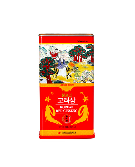 Hình Ảnh Hồng Sâm Củ Khô Daedong Korean Red Ginseng Hộp Thiếc 150g, Tùy Chọn: 150gr - sieuthilamdep.com