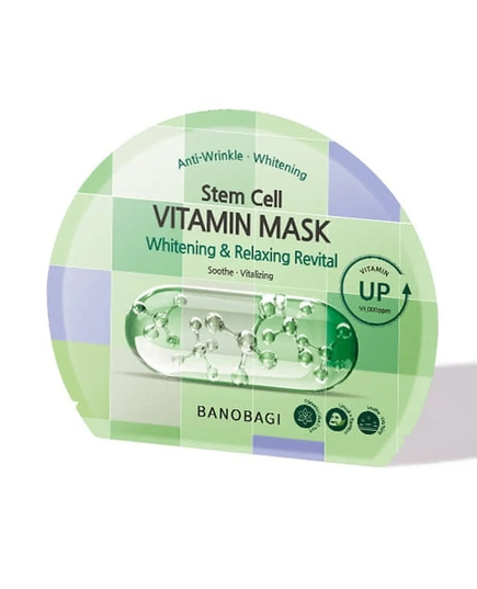 Hình Ảnh Mặt Nạ Dưỡng Da Banobagi Stem Cell Vitamin Mask Whitening & Relaxing Revital, Tùy Chọn: Relaxing Revital - sieuthilamdep.com