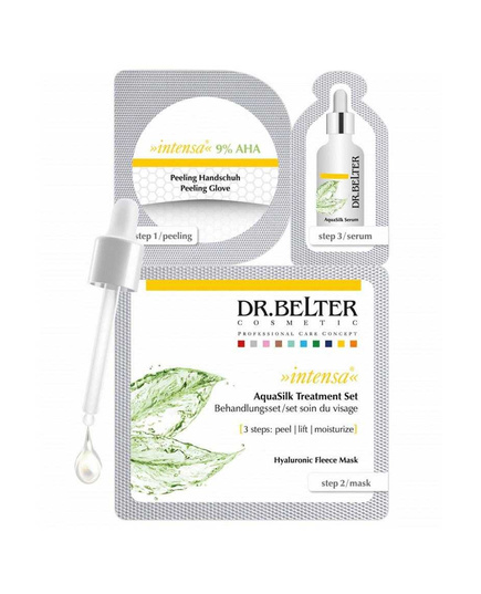 Hình Ảnh Mặt Nạ Lụa Chăm Sóc Da 3 Bước Dr.Belter Intensa AquaSilk Treatment Set - sieuthilamdep.com